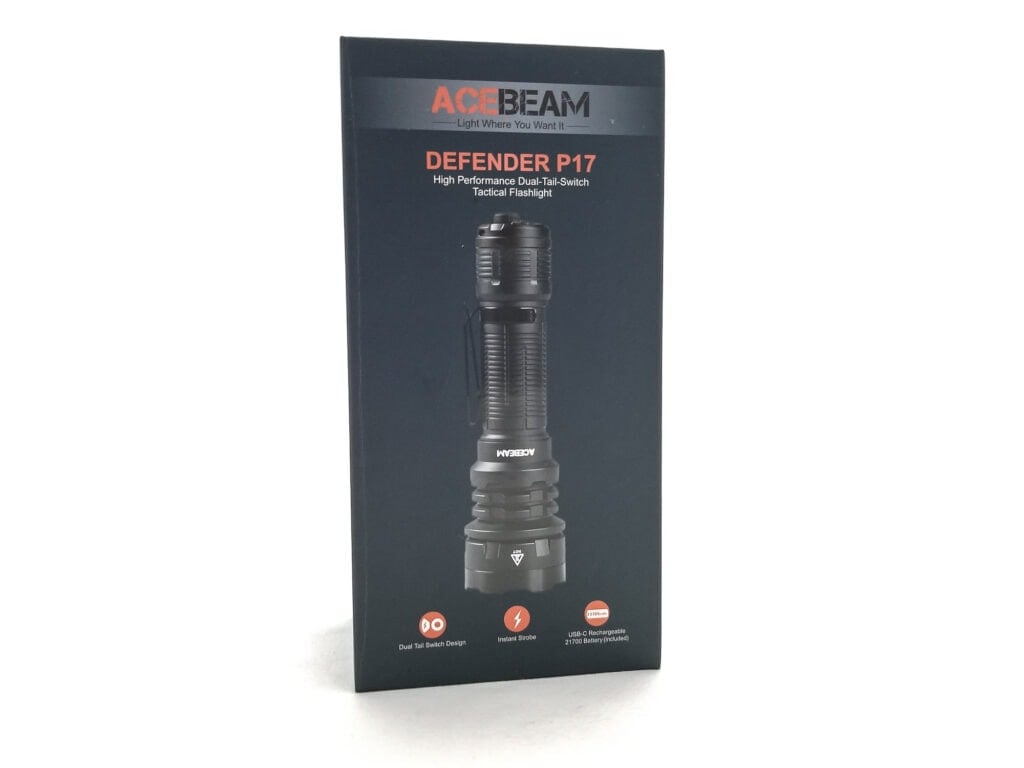 Acebeam P17 review | 4900 lm extreme tactical flashlight | 1Lumen