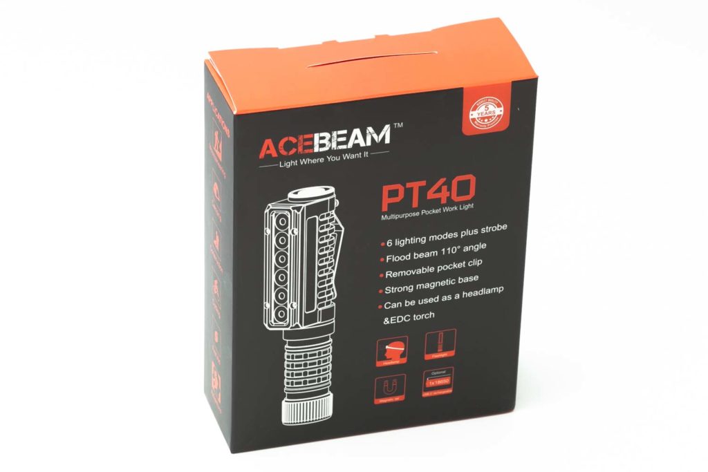 Acebeam PT40 box