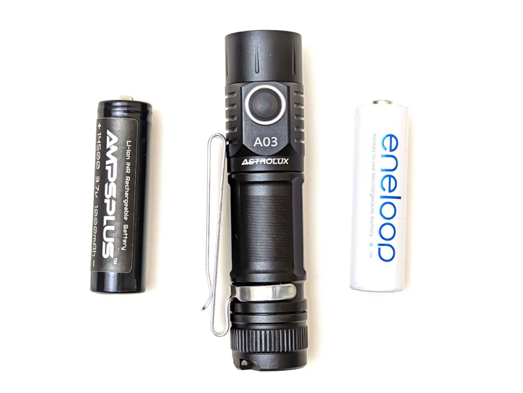 Astrolux A03 with 2 batteries