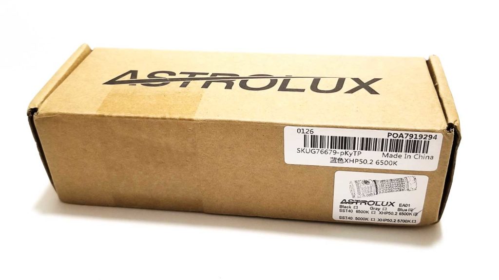 Astrolux EA01 box