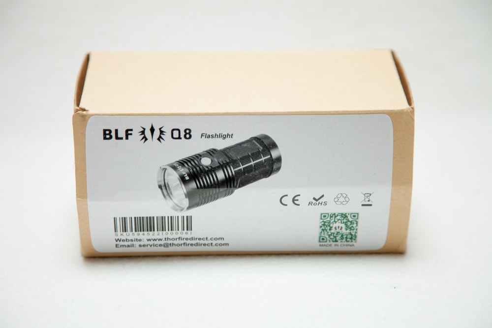 brown box of the blf q8