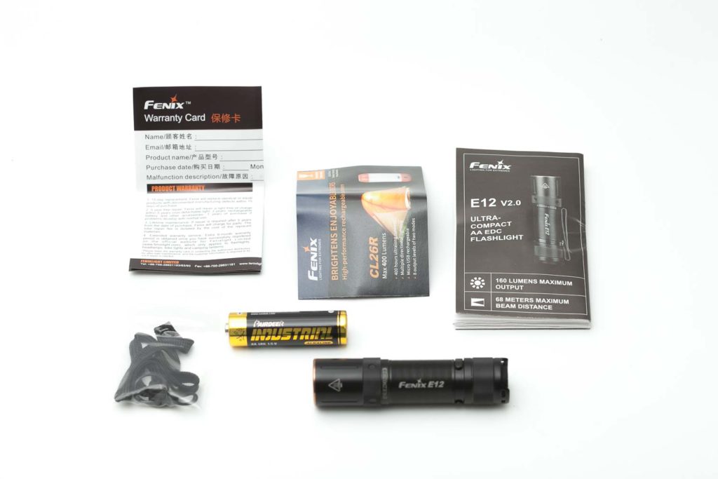 Fenix E12 v2 accessories