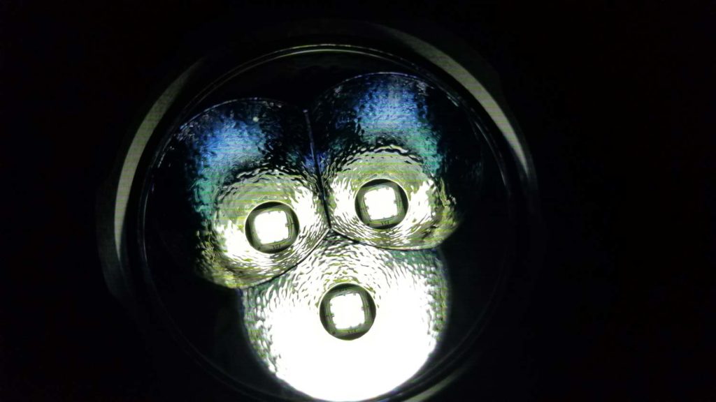 close up of LEDs