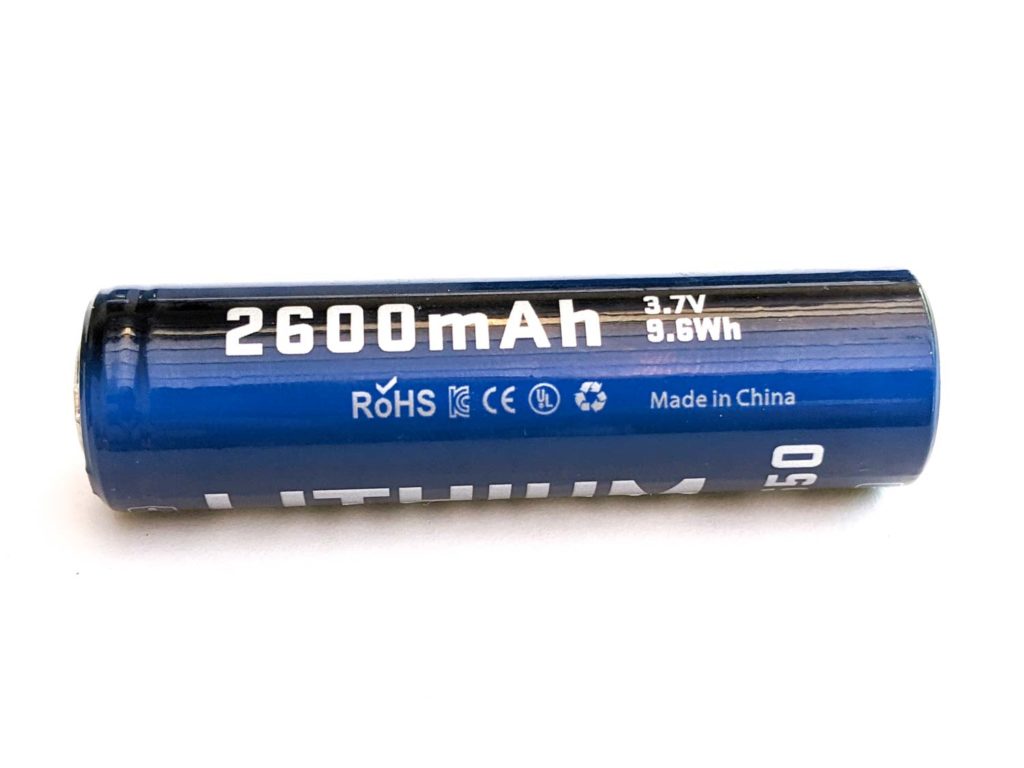 Jetbeam 2600mAh battery