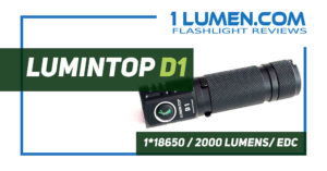 Lumintop D1 review