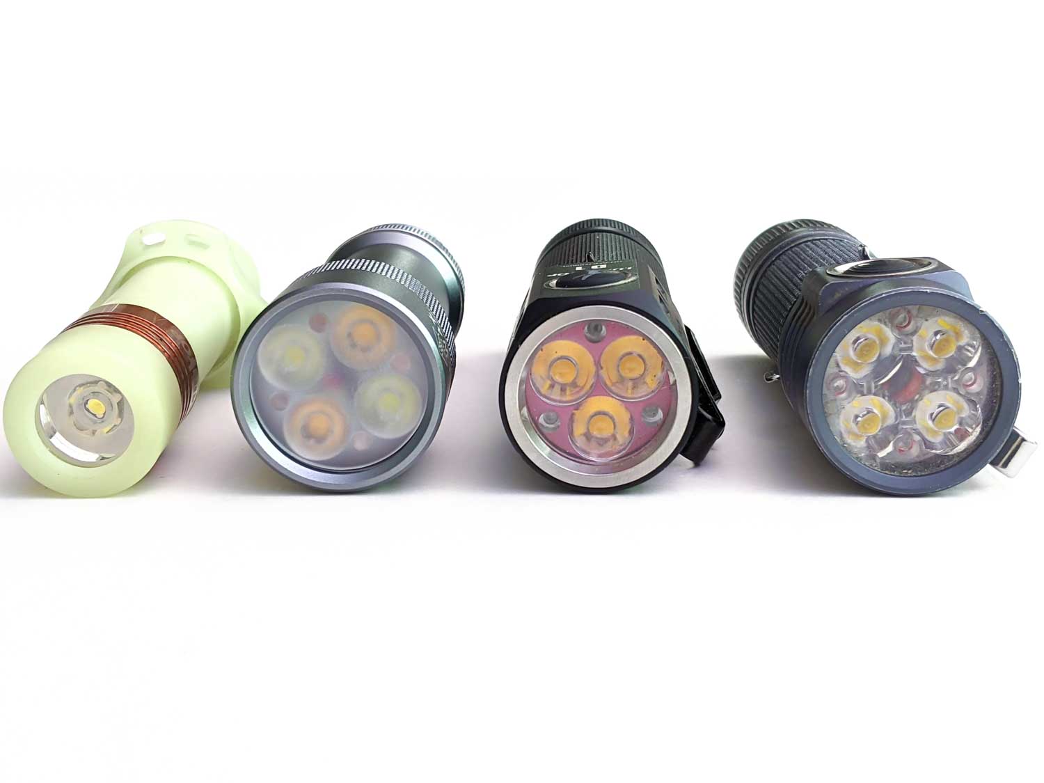 Lumintop FW4X compared to other flashlights