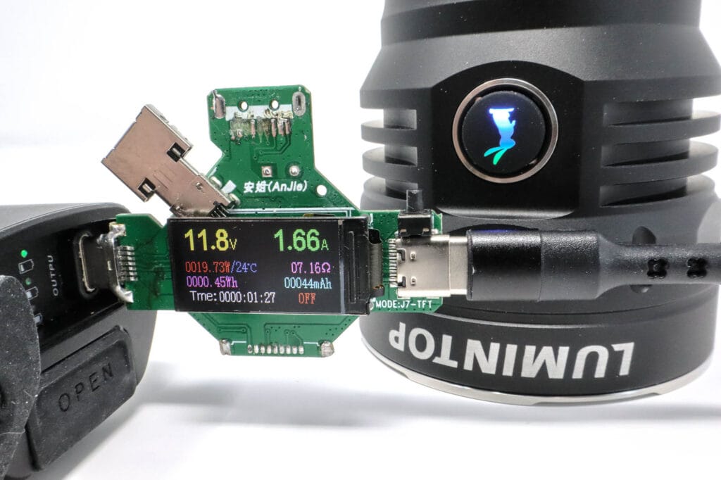 Lumintop GT4695 USB-C charging