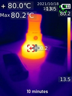 Lumintop GT94x Thermal image