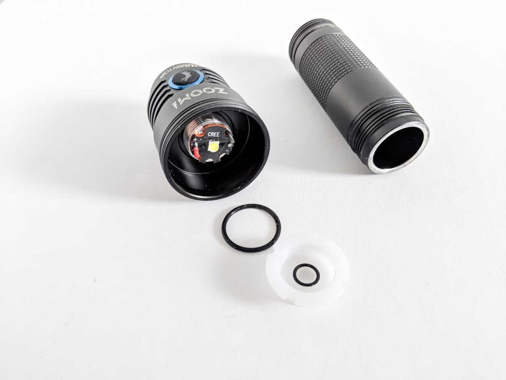 Lumintop Zoom1 in parts