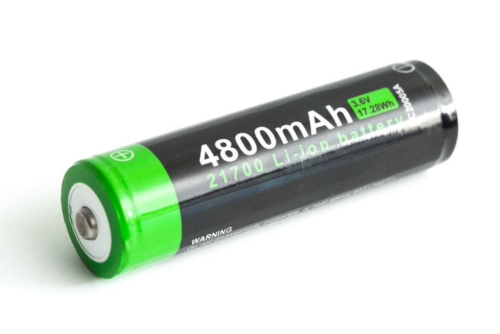 Nextorch 21700 battery 4800mAh