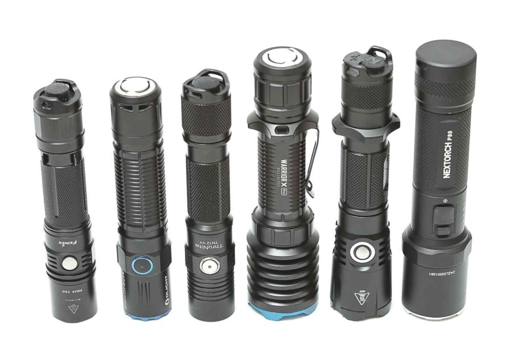 Nextorch P80 compared to other flashlights 2