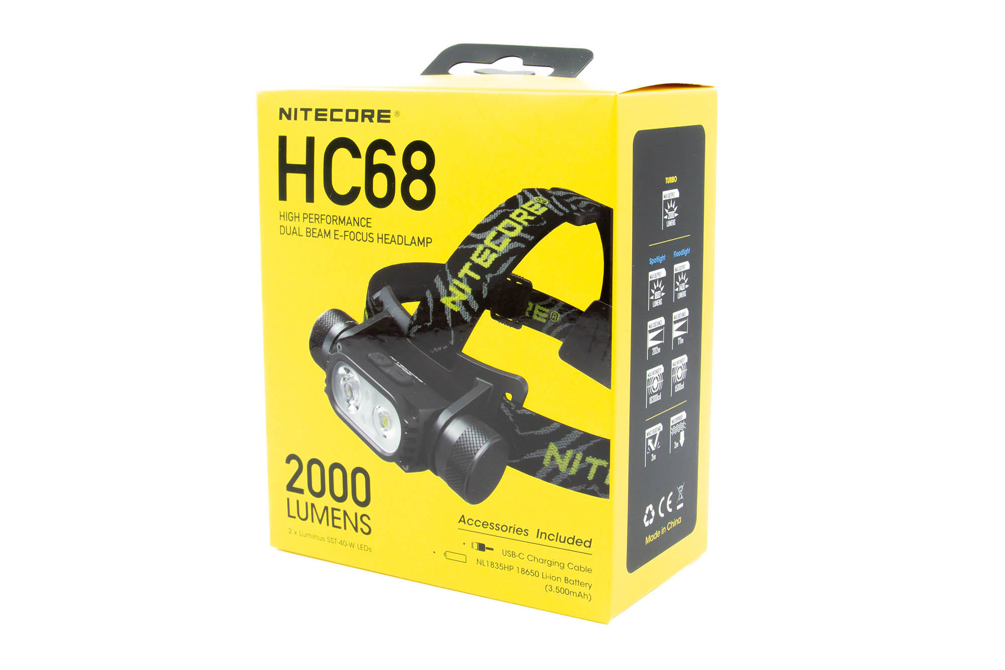 Nitecore HC68 review | Headlamp with 2,000 lumens and USB-C 