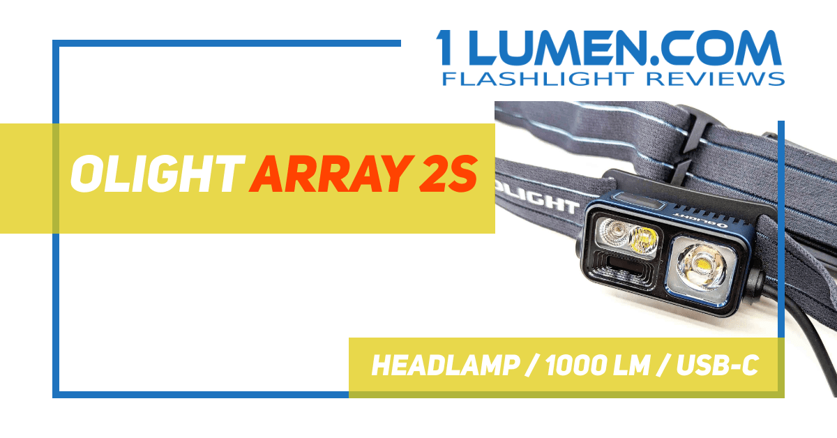 Olight Array 2S headlamp review | 1,000 lumen headlamp with hand 