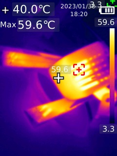 High mode thermal image