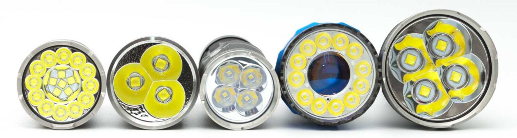 Olight Marauder 2 compared to other flashlights