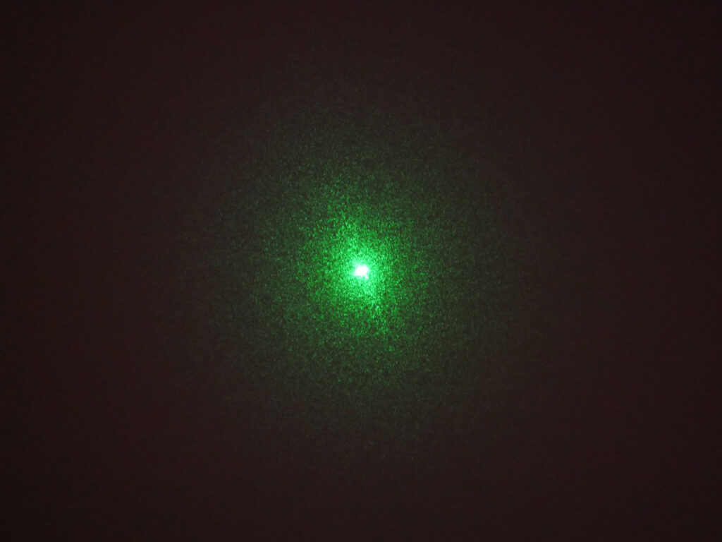olight open glow laser beam