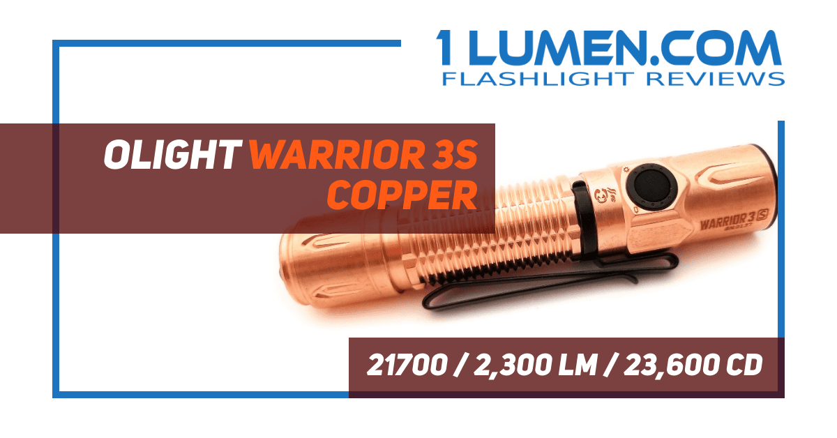 Olight Warrior 3S Copper