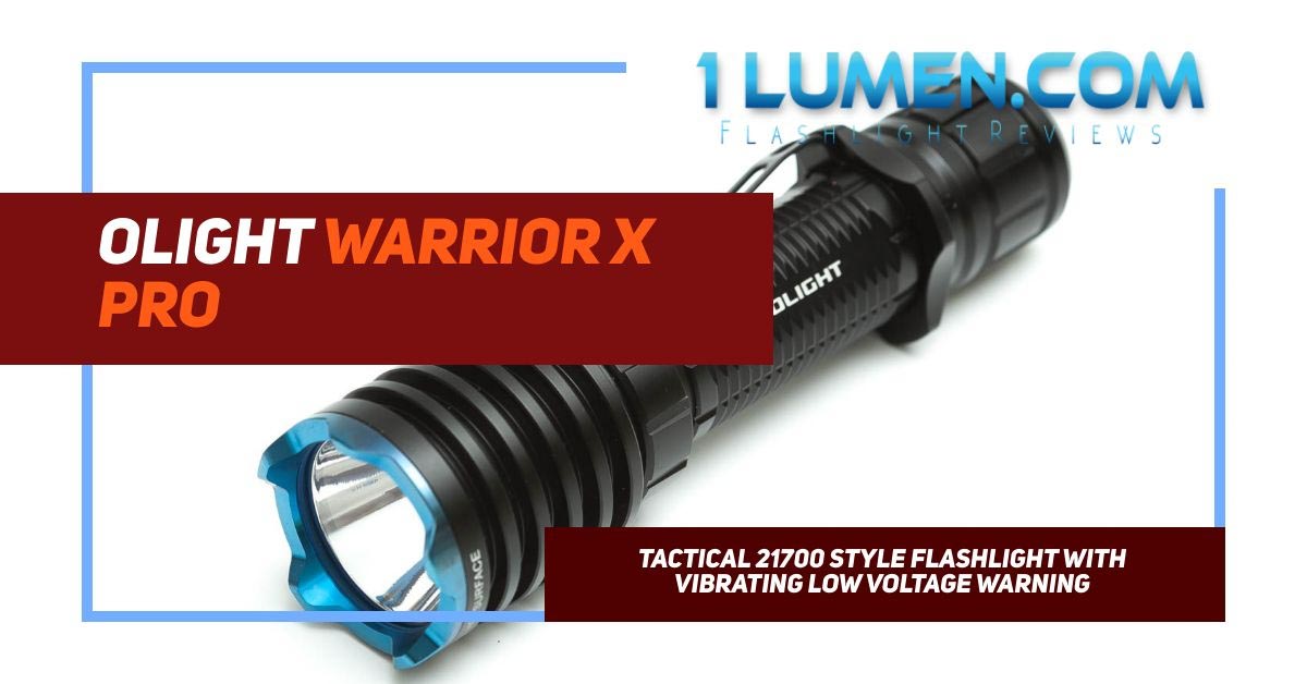 Olight Warrior X Pro Taktische Taschenlampe 2250Lumen/600 Meter Neutralweiße LED 