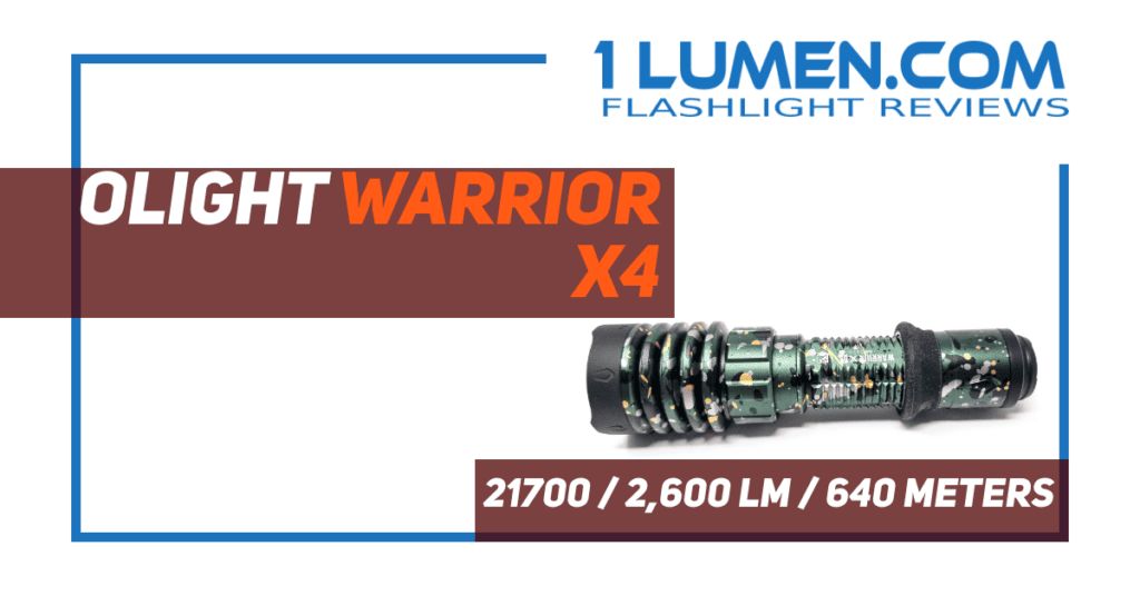 olight warrior x4 review