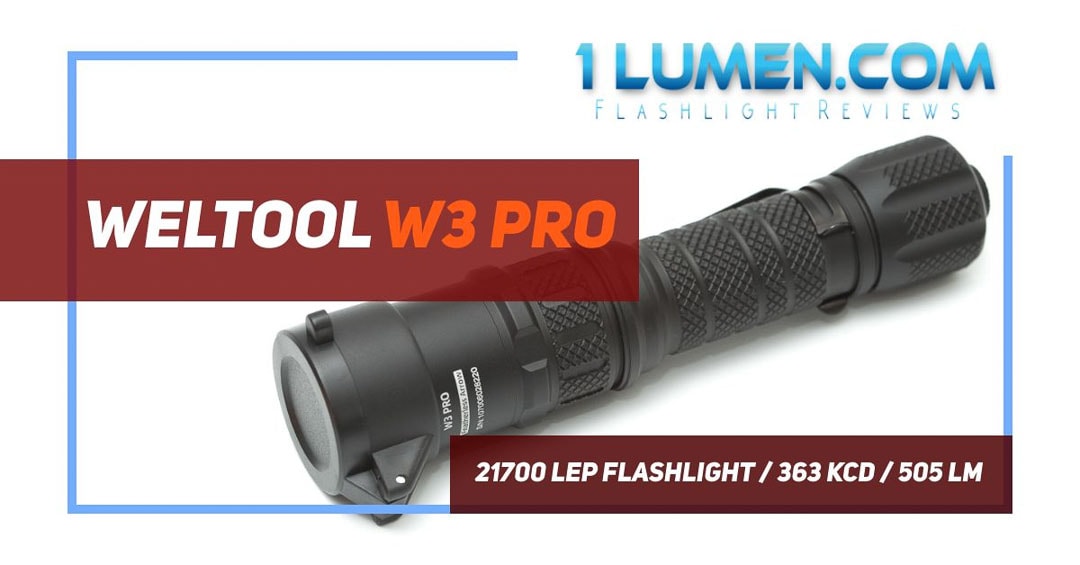 Weltool W3 PRO LEP flashlight review | White laser flashlight with