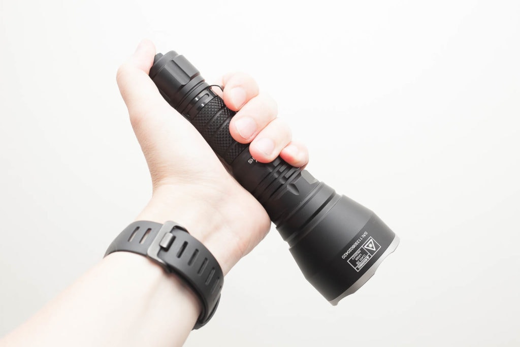 tactical position flashlight grip