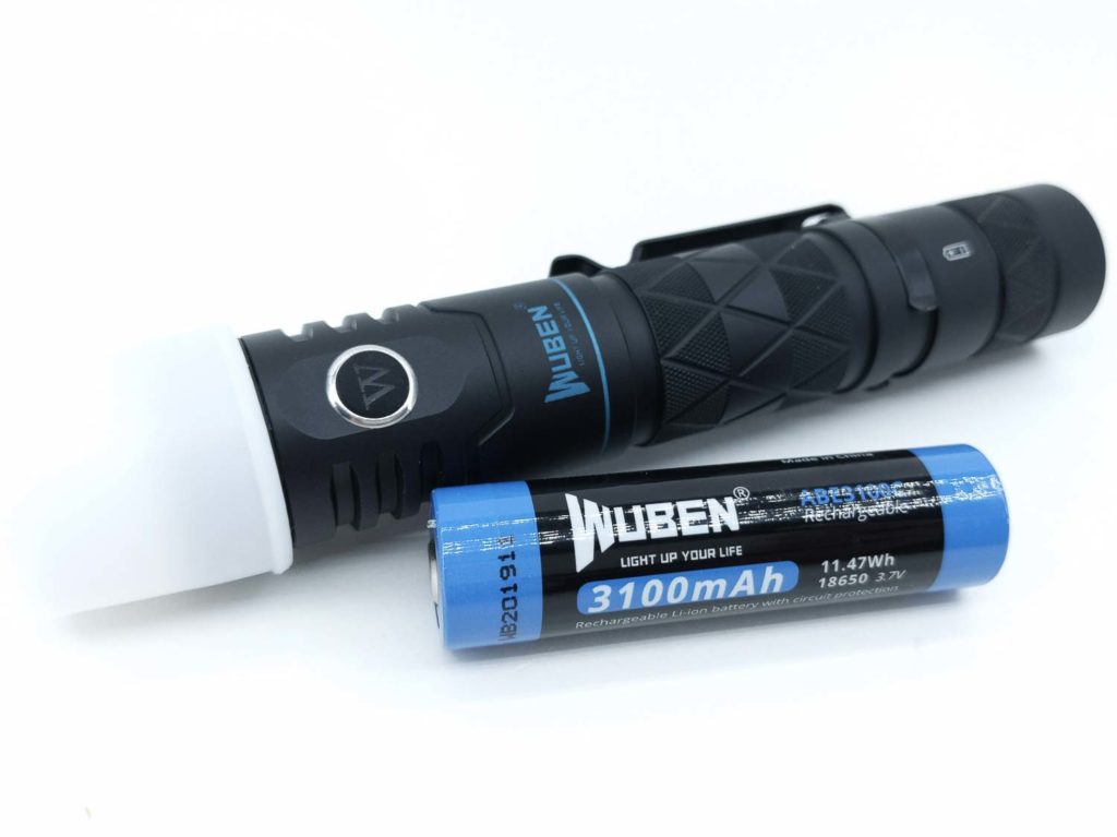 Wuben E12R with battery and diffuser