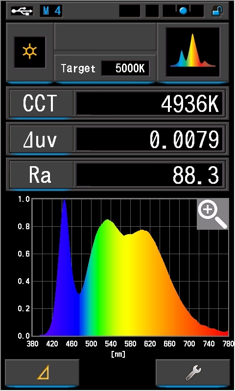 wuben x3 spectromeasurement 2
